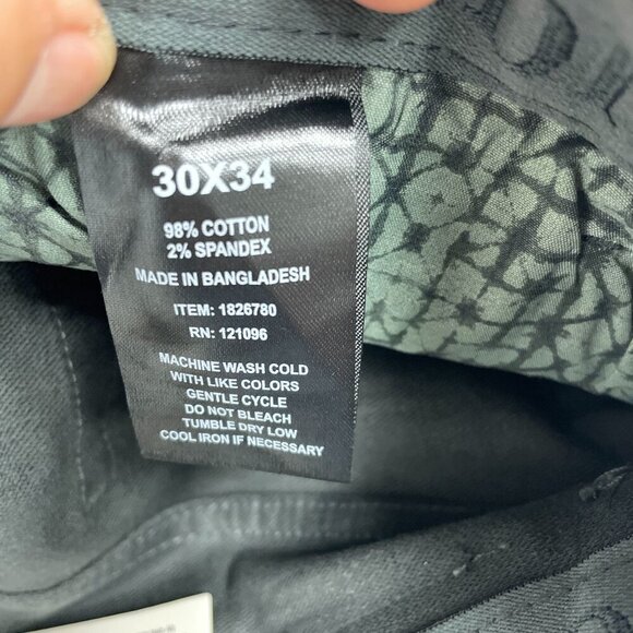 NEW English Laundry Mens Straight Fit 5 pockets Pants 30x34 Gray - Picture 6 of 8